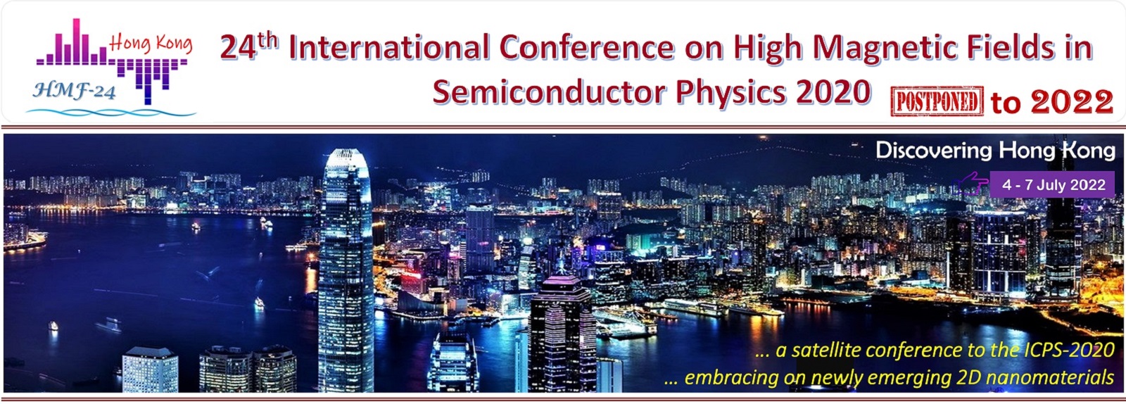 24th International Conference on high Magnetic Fields in Semiconductors